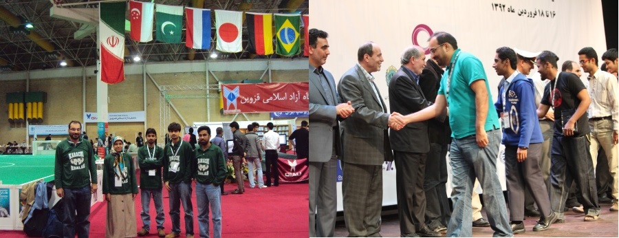 Our RoboCup Soccer team 'Karachi Koalas' currently ranks 5th in the World and won 2 awards in IranOpen RoboCup 2013