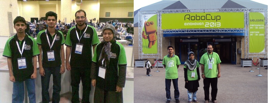 We are the first and only team from Pakistan that has been participating in World RoboCup Soccer Competitions since 2011